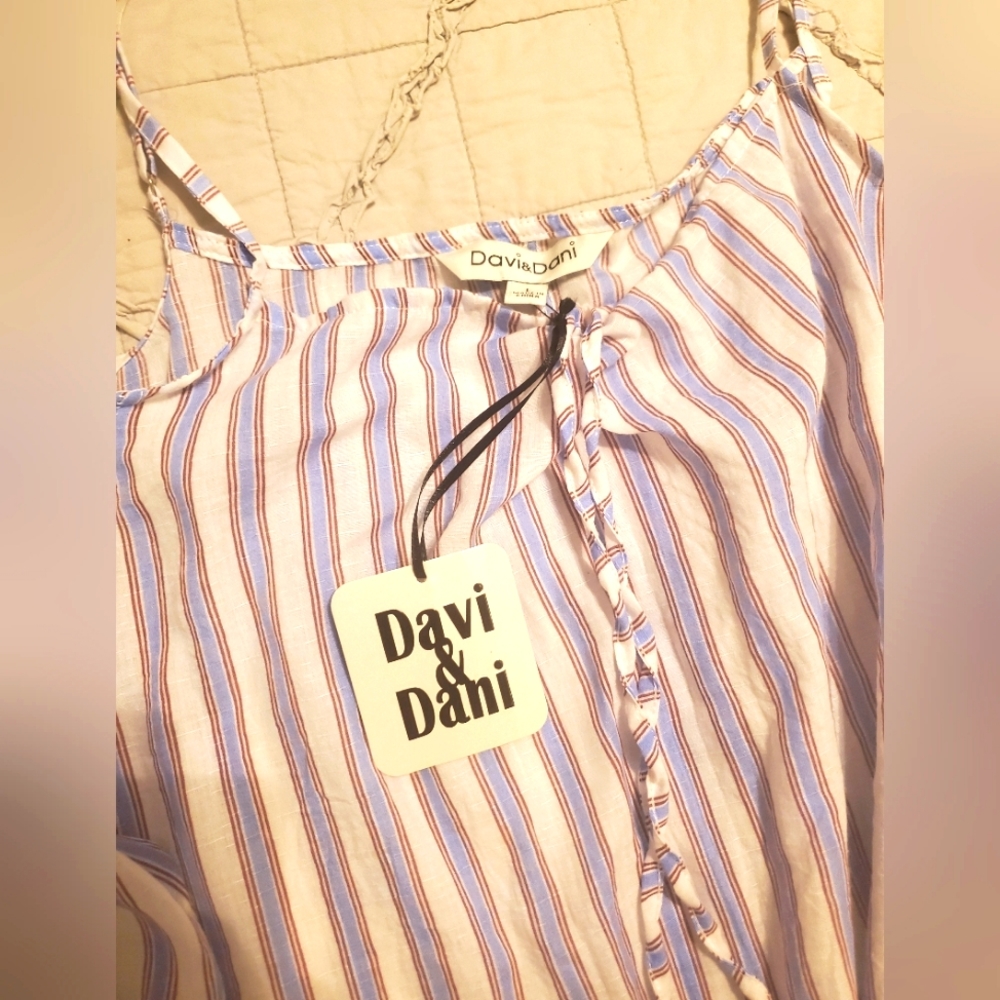 Davi & Dani Striped Top